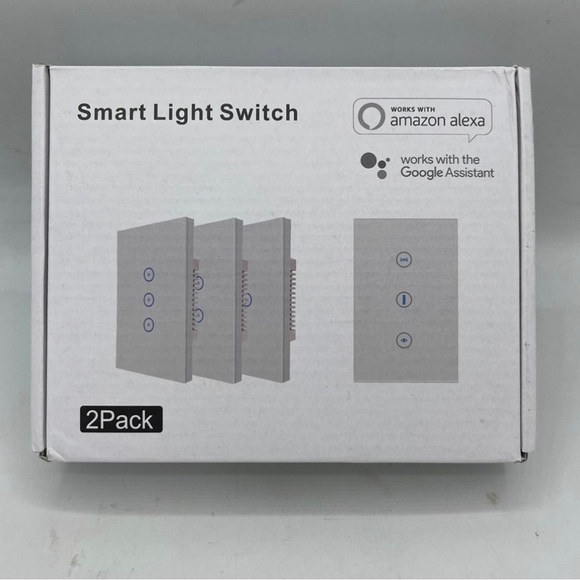 WiFi Smart Double Wall Light Touch Panel 3 Gang - Picture 7 of 11